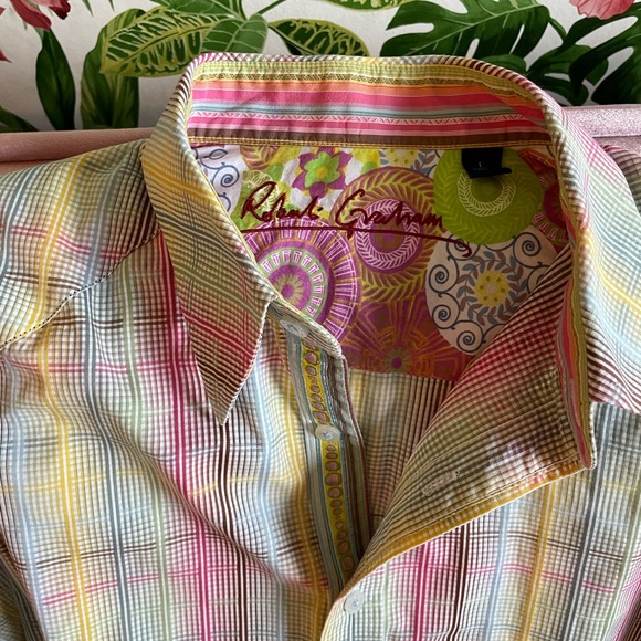Robert Graham Men’s Dress Shirt- Large - Picture 6 of 7